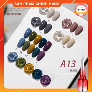 Sơn gel AS chính hãng chai đỏ mã A13 15ml