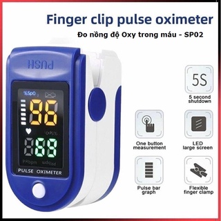 Máy đo nồng độ oxy trong máu LK87 SPO2, đo nhịp tim Pulse Oximeter mini cầm tay