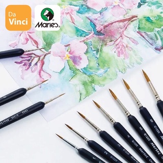 [ DaVinci ] Bút lông cọ vẽ Bộ cọ vẽ chi tiết lông nylon chuyên nghiệp nét siêu nhỏ