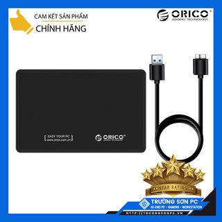 Hộp Ổ Cứng 2.5" ORICO 2569 2588U3 SSD/ HDD SATA 3 USB 3.0 Màu Đen | Hàng Chính Hãng Bảo Hàng 12 Tháng