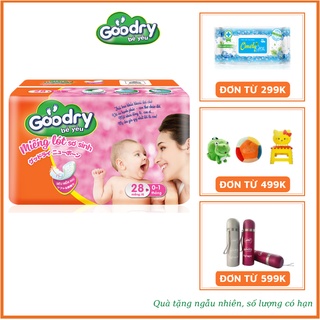 [Mã BMBAU50 giảm 7% đơn 99K] Miếng lót Goodry Sơ sinh 28 pcs công nghệ Nhật Bản mịn màng như nhung