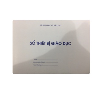 Sổ thiết bị giáo dục