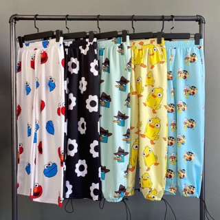 [Mã FATHANG5 giảm 10K đơn 50K] QUẦN JOGGER CARTOON PANT UNISEX, QUẦN HOẠT HÌNH CARTOON DÀI ỐNG RỘNG LƯNG THUN BO LAI