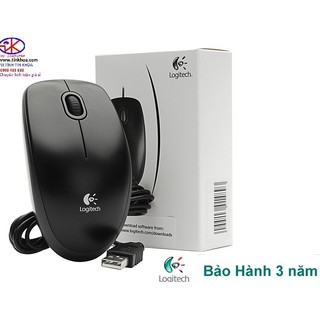 Chuột Logitech B100 BH 36 Tháng Chính Hãng Phân Phối.