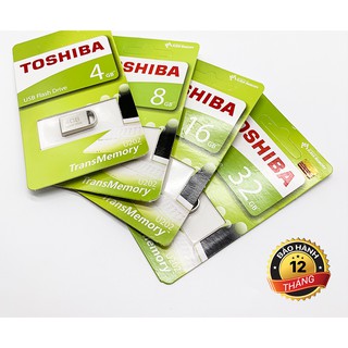 USB TOSHIBA 4G/8G/16G/32G mini vỏ kim loại hàng loại 1 [Chính Hãng Bảo Hành 12 Tháng]