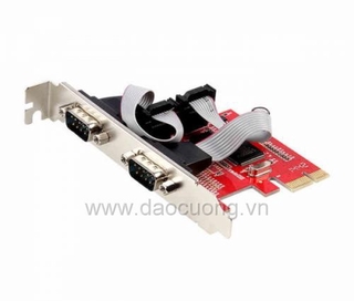 Card Chuyển Đổi Pci Ra 2 Cổng Com Rs232 Male 9 pin Chân đực - Cạc Mở rộng chức năng