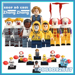 Đồ chơi Xếp hình IT - Tên hề ma quái gồm Pennywise Beverly - George Chosen - Jacobs mô hình Minifigures Koruit KT1012