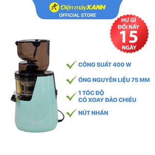 [Mã ELHA10 giảm 6% đơn 5TR] Máy ép chậm Kalite KL-598 400 W - Chính hãng BH 24 tháng - Ống nguyên liệu 75mm