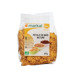 Ngũ cốc hữu cơ bắp ngô cán dẹp Markal 200g