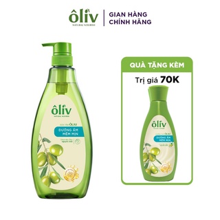 [Mua 1 tặng 1] Sữa Tắm Ôliv Dưỡng Ẩm Mềm Mịn 650ml tặng Sữa Dưỡng Thể Ôliv Dưỡng Ẩm Mềm Mịn 200ml