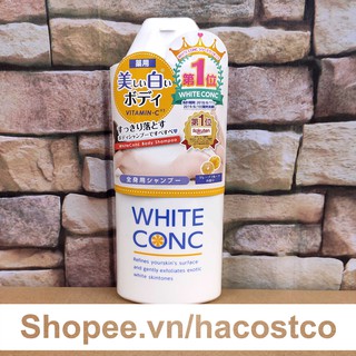 Sữa Tắm Dưỡng Da White Conc Body Nhật Bản 360ml - WhiteConc Body Shampoo vitamin C