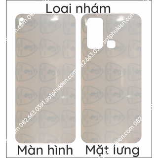 Dán PPF Vivo Y30 / Y30i loại trong, nhám, da cá sấu dành cho màn hình, mặt lưng, full body lưng viền
