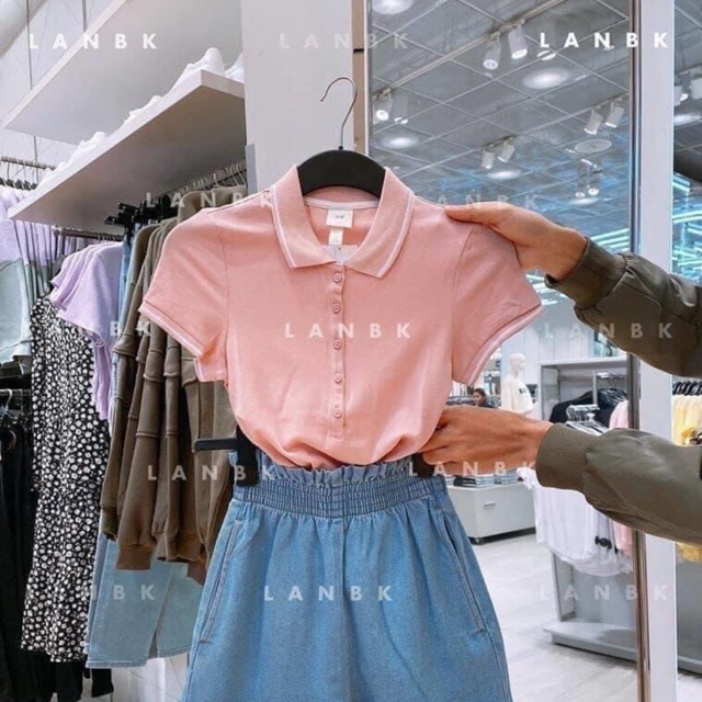 Polo hồng HM