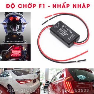 Mạch tạo chớp F1 độ đèn LED 12v ô tô, xe máy GS 100A