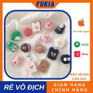 ĐẦU THÚ CẮN CÁP BẢO VỆ CÁP SẠC IPHONE SAMSUNG TAI NGHE CHỐNG ĐỨT GẪY DÂY CUTE