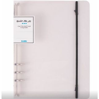 Binder File còng nhựa Klong A5 ; MS: 993 , file nhựa còng sặt 6 lỗ thay giấy caro / kẻ ngang / dot grid