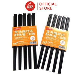 Set 10 đôi đũa nhật kháng khuẩn shikisai