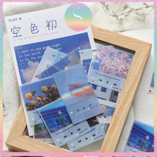 [HOTIS] Sticker ảnh chụp phong cách Vintage Instagram trang trí bìa/ sổ tay/ sketchbook - 40 miếng dán