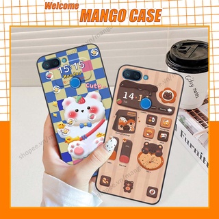 Ốp lưng Xiaomi Mi 8 SE / Mi 8 Lite hình gấu, thỏ, đồng hồ cute dễ thương