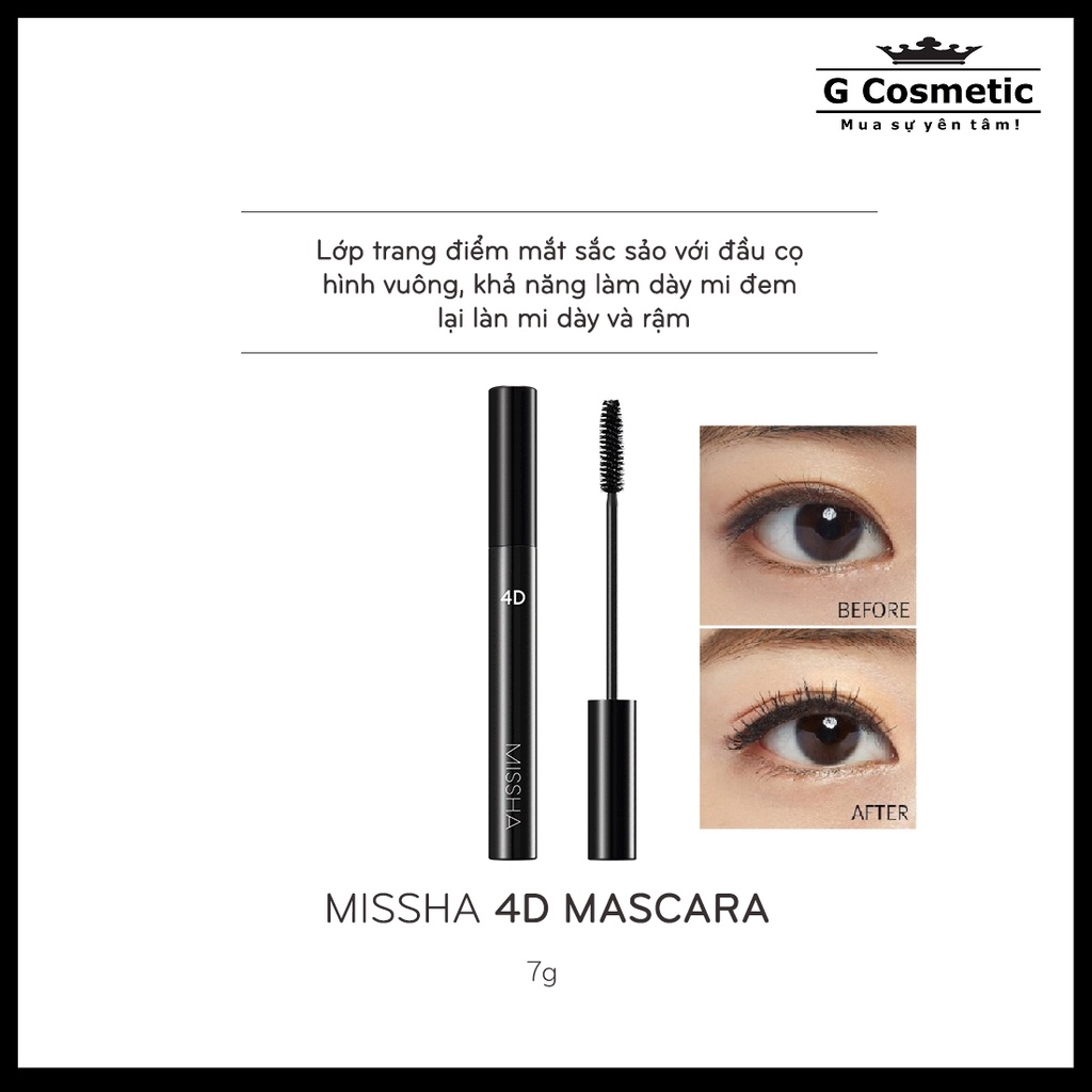 Mascara missha 4D