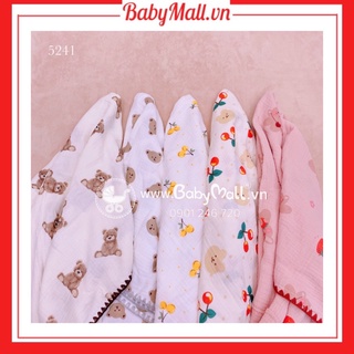 Chăn BOBA Muslin chất xô mềm mát cao cấp 90*120cm 5241