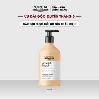 Dầu gội phục hồi hư tổn toàn diện Serie Expert Absolut Repair Gold 500ml