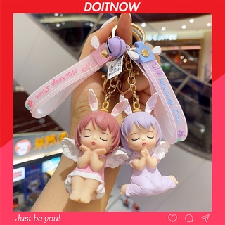 Móc khóa ôtô nữ đẹp hình thiên thân Anne dễ thương móc chìa khóa quà tặng cute cao cấp MK18