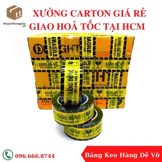 Băng keo cảnh báo hàng dễ vỡ giá rẻ, xốp khí bong bóng chống va đập, dụng cụ cắt băng keo giá rẻ