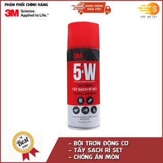 Chai xịt tẩy rửa, bôi trơn và chống rỉ sét 3M 5W