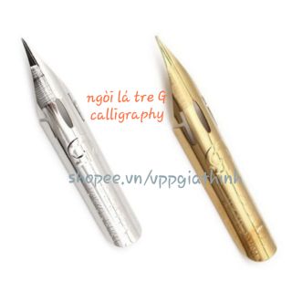 Ngòi lá tre Caligraphy G trắng (lắp bút Jinhao X750, CD C01)