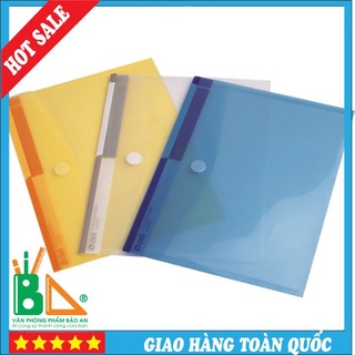 Túi Khuy Dính Ngang A4 Deli CHÍNH HÃNG Túi Khuy Ngang Giá Rẻ