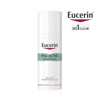 [GIẢM MỤN] EUCERIN KEM CHĂM SÓC DA MẶT, LÀM TRẮNG DA DÀNH CHO DA MỤN DAY MAT WHITENING SPF 30+ 50ML