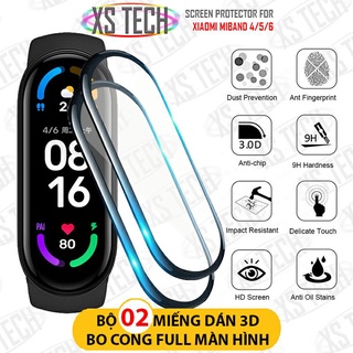 Bộ 2 miếng dán màn hình 3D Xiaomi Miband 4 Xiaomi Miband 5 Xiaomi Miband 6