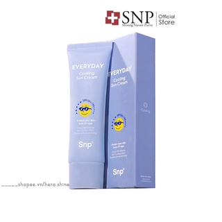 Kem Chống Nắng Mát Lạnh SNP Cooling Sun Cream SPF50+ Làm Mát Da Tức Thời Duy Trì Ẩm Chống Nhăn