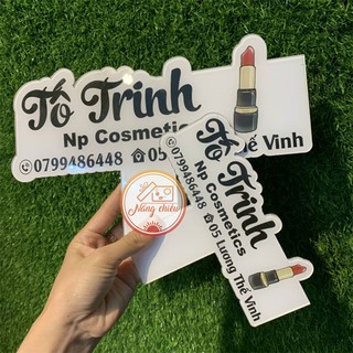 Bảng tay cầm cho shop bán online_ bảng hiệu xinh_ Free thiết kế