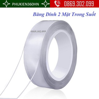 Băng Dính 2 Mặt Đa Năng Trong Suốt