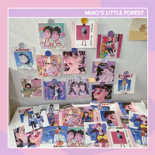 Giấy decor MIAO'S LITTLE FOREST ảnh giấy hình ảnh xinh xắn trang trí tường sổ tay bullet journal MDC220