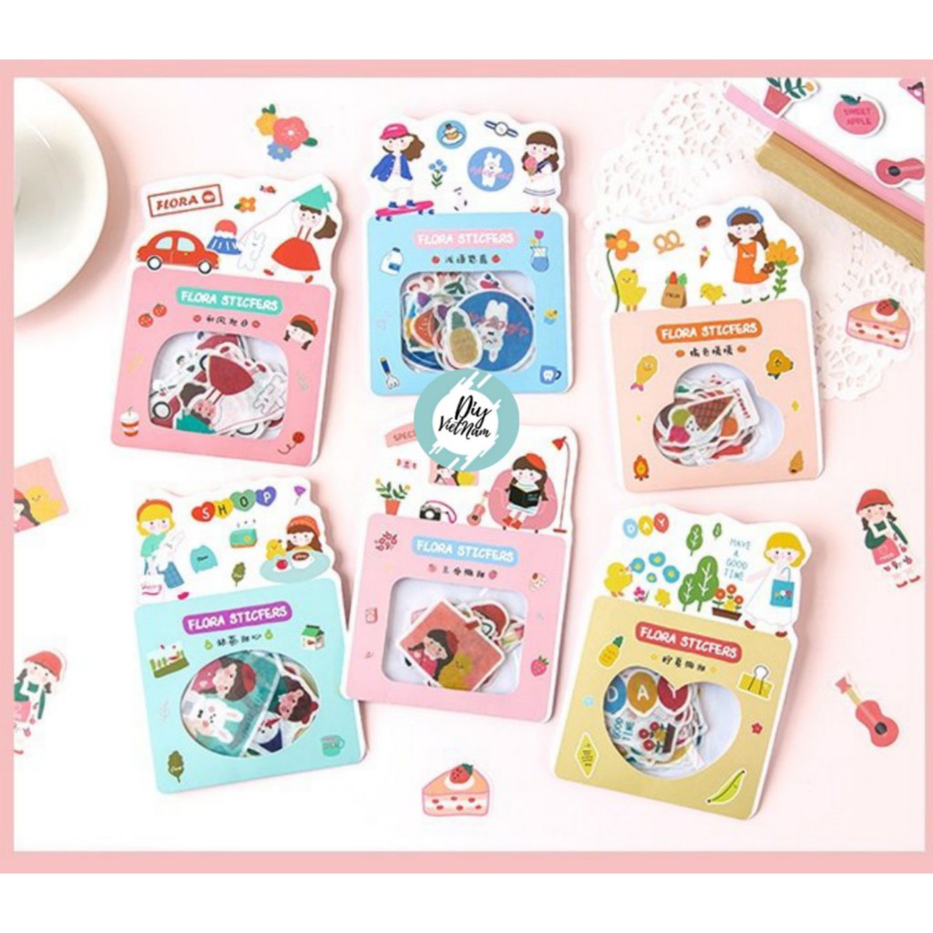 STICKER FLORA