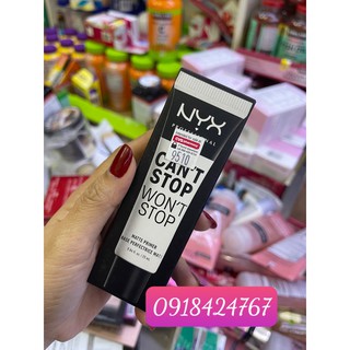 Kem lót kiềm dầu nyx che lỗ chân lông-Nyx Can’t Stop Won’t Stop Matte Primer