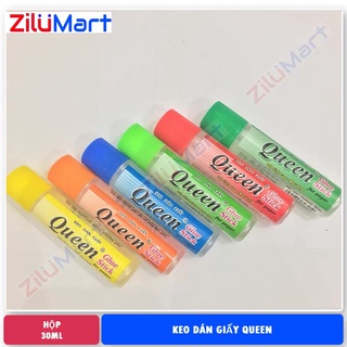 Keo dán giấy Queen loại 30ml (Mẫu Màu Sản Phẩm Giao Ngẫu Nhiên)