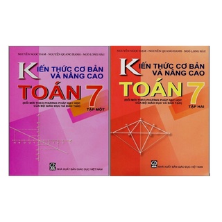 Sách - Combo kiến thức cơ bản và nâng cao toán 7 ( tập 1 + tập 2)