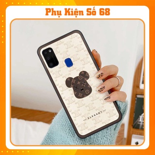 Ốp lưng điện thoại Samsung M21 / M30s elegant, gấu be@rbrick cao cấp, vỏ ốp rẻ đẹp