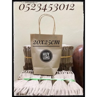 100 túi giấy có dây 25x30