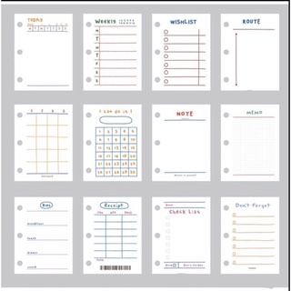 GIẤY REFILL GẮN SỔ MINI BINDER//LaburiCorner