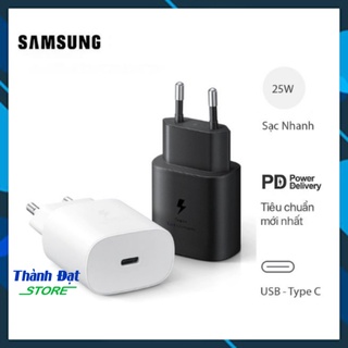 Sạc nhanh Samsung 25W cổng Type C Fast Charing cho Note8,Note9,Note10,Note20,S8,S9,S10,S20,S21-QUALITY ONE STORE