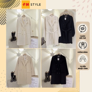 Áo khoác mangto dáng dài phong cách Hàn Quốc | Áo dạ có đai 6 nút | Fmstyle Shop 220105427