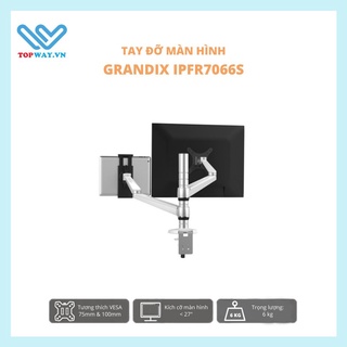 [GIÁ ĐỠ] GIÁ TREO MÀN HÌNH LCD VÀ 1 MÁY TÍNH BẢNG GẮN BÀN GRANDIX IPFR7066S