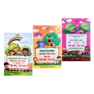 Sách - Combo đồng dao, thơ, truyện tiềm thức cho bé tập nói tập đọc