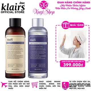 Nước hoa hồng Klairs Supple Preparation Facial Toner Klairs 180ml Auth Hàn Quốc