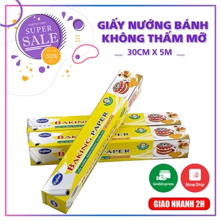 Giấy nến Eufood 30cm x 5m, Giấy nướng bánh không thấm dầu